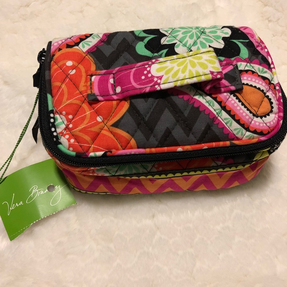 Vera Bradley Ziggy Zinnia Jewelry Case